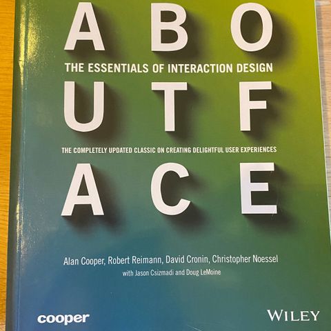 Bok: About Face - the essentials of interaction design