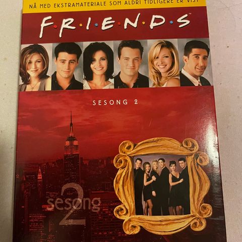 Friends season 1-3 m/ norsk tekst - 200kr