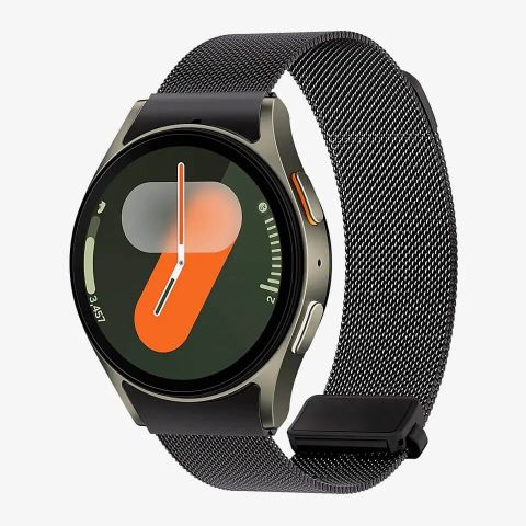 Helt ny Samsung Galaxy Watch 7 med 3 reimer. Én av reimene koster 1100 kr