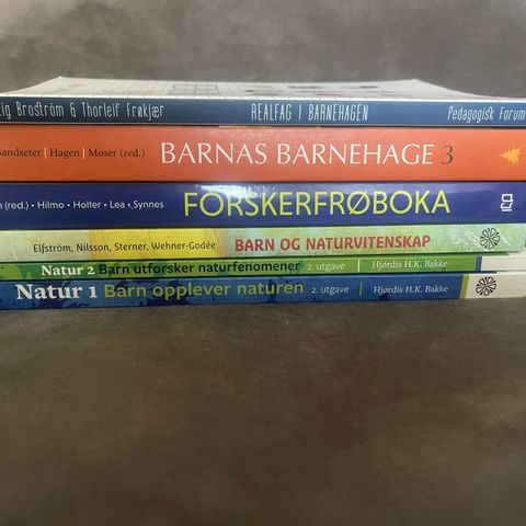 Barnehage pedagogikk pensum bøker