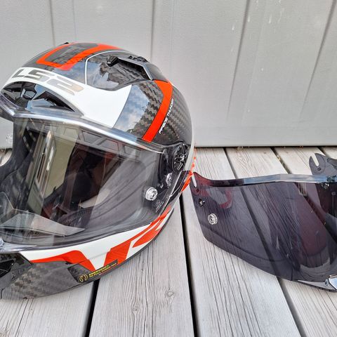 MC hjelm LS2 Racing carbon FF805