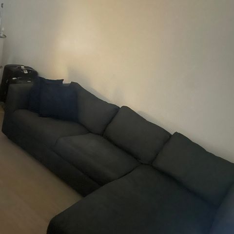 Sofa m/sjeselong får du mot henting