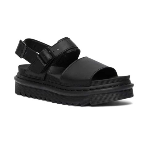 Dr. Martens  Svarte VOSS Black Hydro Sandaler (Platåsandaler) 40