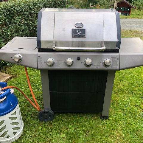 Nordic sason gassgrill meg 10kg compositt propanbeholder