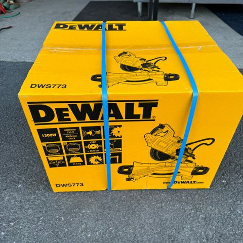 DeWalt DWS773 kapp og gjerdesag