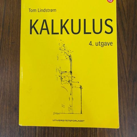 Kalkulus av Tom Lindstrøm (4. utgave)