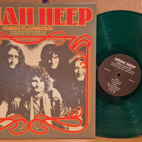 28484 Uriah Heep - Cosmic Playground - Live San Diego 1974 (green vinyl) - LP