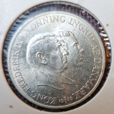 2 Kroner - Frederik IX  Danmark 1953