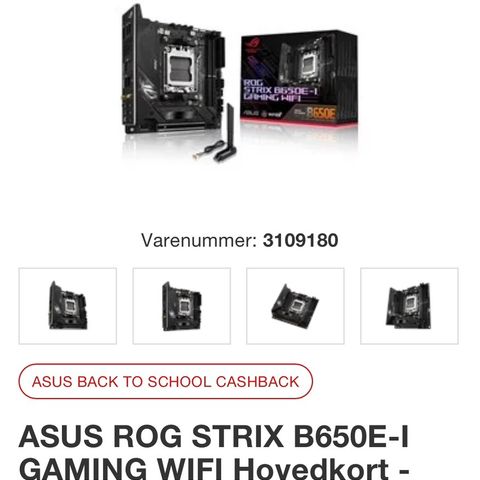 ASUS ROG STRIX B650E-I