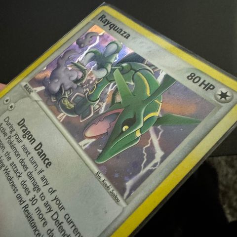 Pokemon kort Rayquaza 9/106 (holo rare)