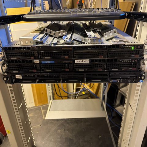 Supermicro 1U servere