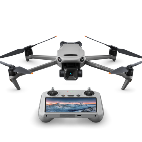 Helt Ny DJI Mavic 3 Classic drone + DJI Rc fjernkontroll