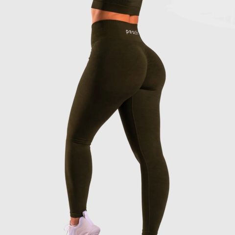 Peachtights Deluxe Mid Waist, millitærgrønn