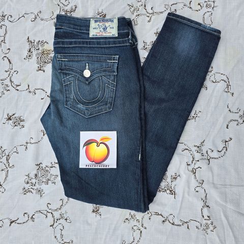 Vintage (2014) True Religion Skinny w/flaps Jeans - Low rise - W29 (M)