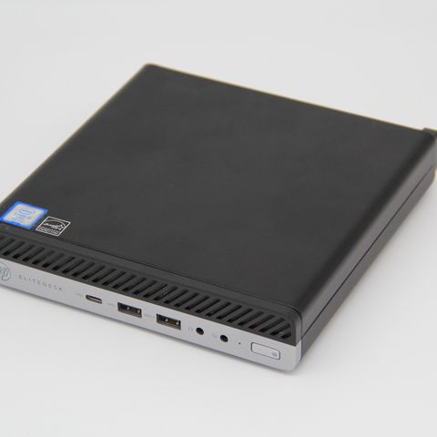 HP EliteDesk 800 35W G3 med ekstra VGA modul, i5-7500T