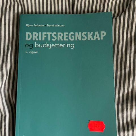 Driftsregnskap og budsjettering