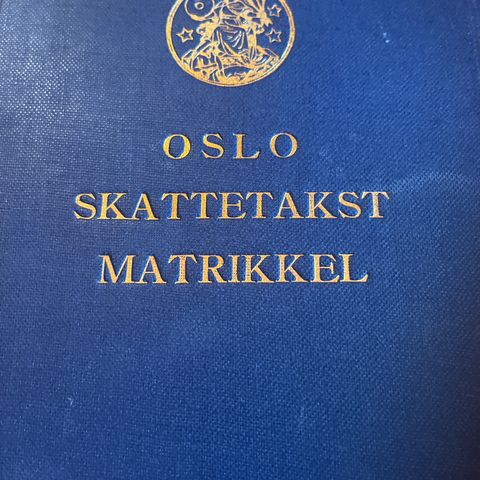 Oslo skattetakst matrikkel