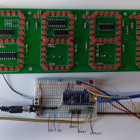 3" Display med elektronikk