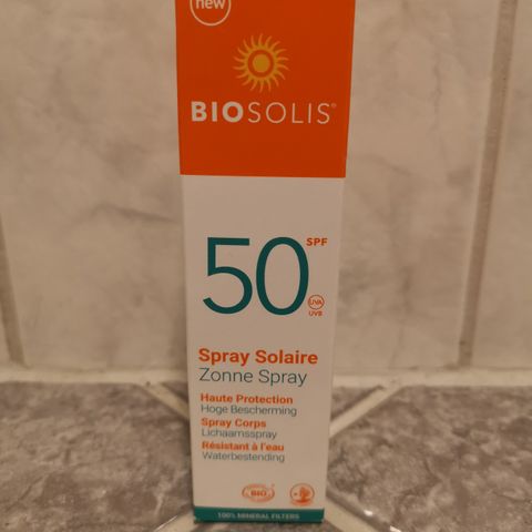 Ny Biosolis solkremspray