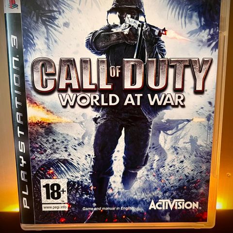 Call of Duty World at War (PS3) komplett med manual