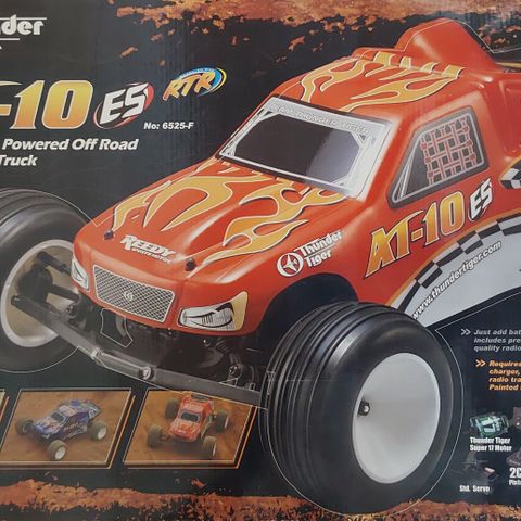 RC bil 1:10 Thunder Tiger Stadium truck til salgs