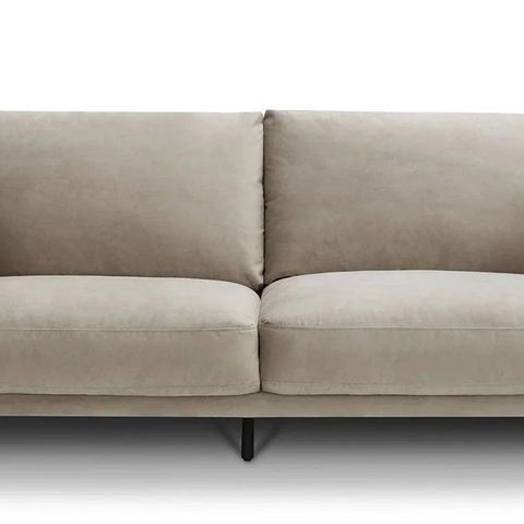 NOORA 3 SETER SOFA VELOUR m/PUFF