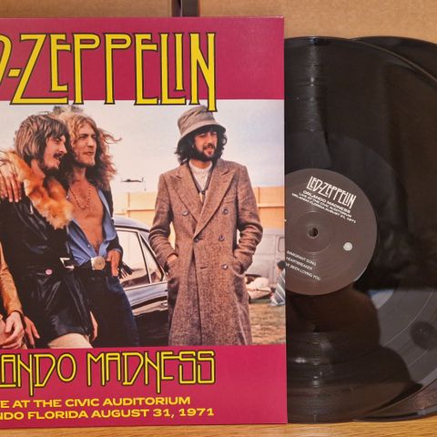 28713 Led Zeppelin - Orlando Madness - Live Florida 1971 (2 x LP)