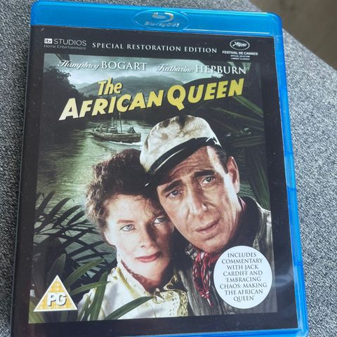 The African Queen (blu-ray) Afrikadronningen, film klassiker, Humphrey Bogart