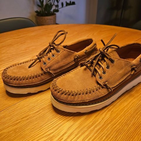 Sebago Campsides Keuka Lea Canoe Moc sko i størrelse 44