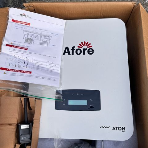 AFore Inverter 6 KW 3-fas 230v IT-nett