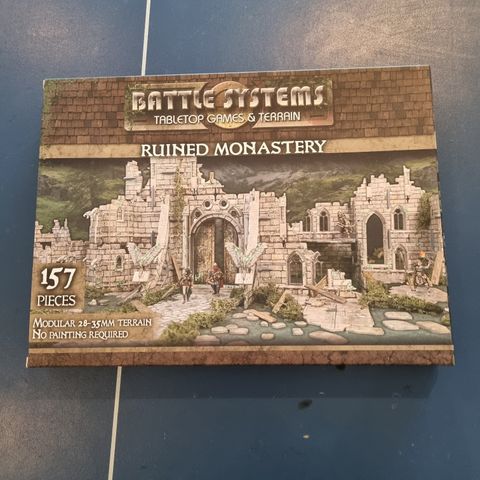 Ruined Monastery Battle Systems, Fantasy Terrain