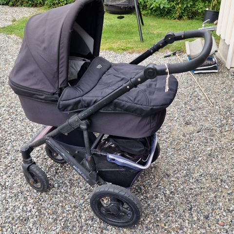 Britax Smile 3 deler vognsett, bilsete, ligger og sittedel