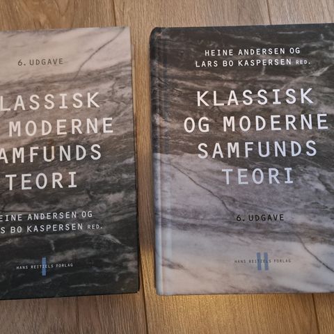 Klassisk og moderne samfundsteori, 6. udgave, SOS1100 Pensum