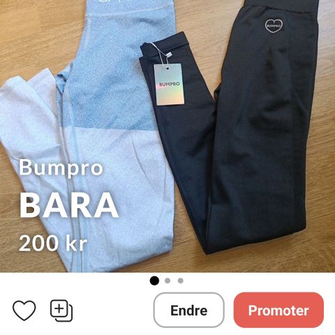 Bara og bumpro treningsthights