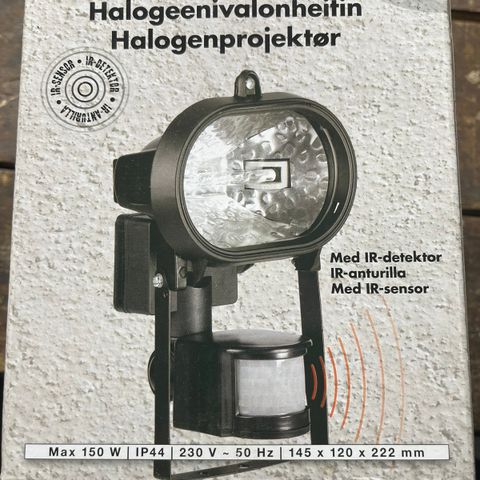 Halogen lyskaster