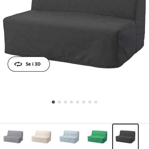 Lycksele sovesofa