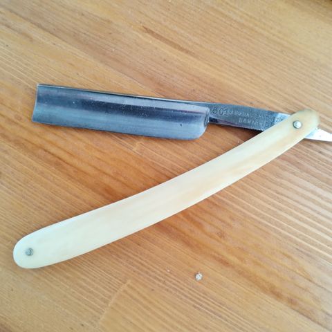 Barberkniv/straight razor Reigadas Sanchez & Santander Solingen 18 mm