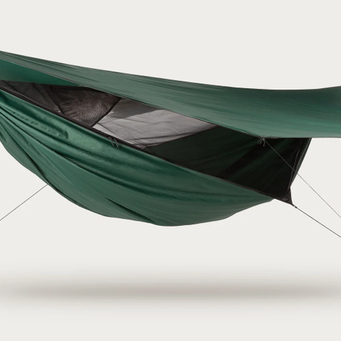 2 stk Hennessy Hammock Safari Deluxe Zip Green XXL(2022) med Snakeskin og Python