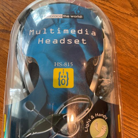 Headset med mikrofon