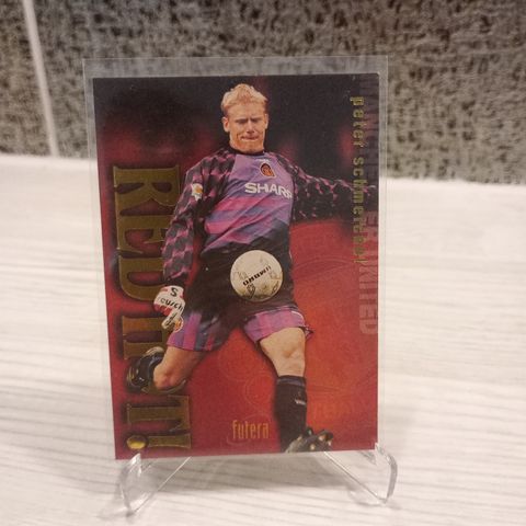 FotballKort Peter Schmeichel RED HOT GOLD NR 165/7.500