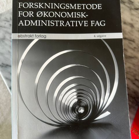 Forskningsmetode for økonomisk- administrative fag