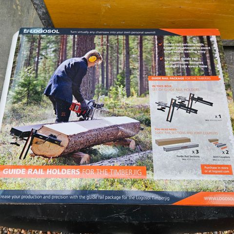 MINISAGVERK, Logosol Timberjig m/bjelkepakke 3x1m