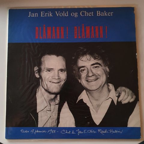 Jan Erik Vold Chet Baker lp