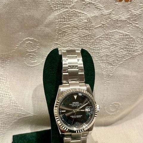 Seiko Homage «Datejust» Mod - Wimbeldon, 36 mm