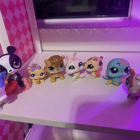 Littlest pet shop figurer 8 stk