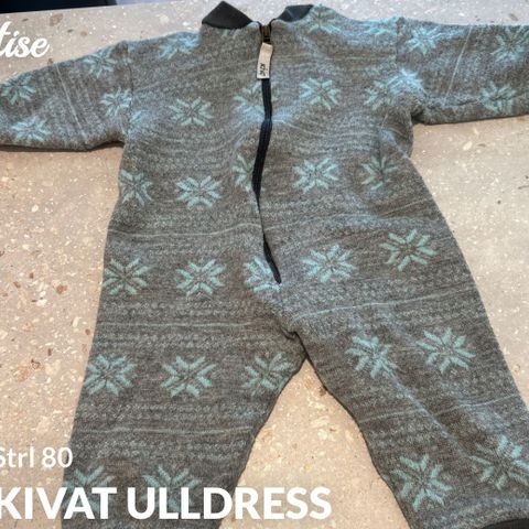 Kivat ulldress strl 80