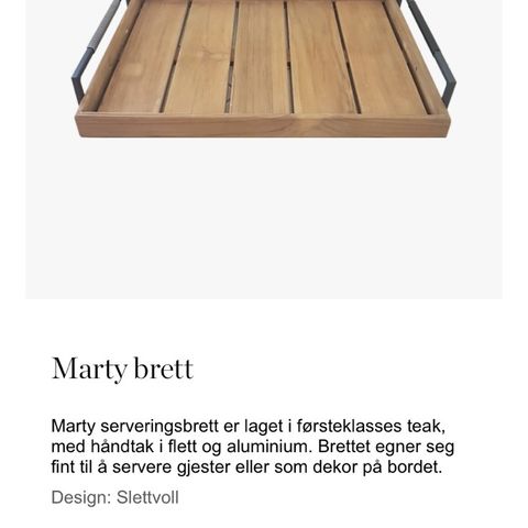 Slettvoll Marty brett