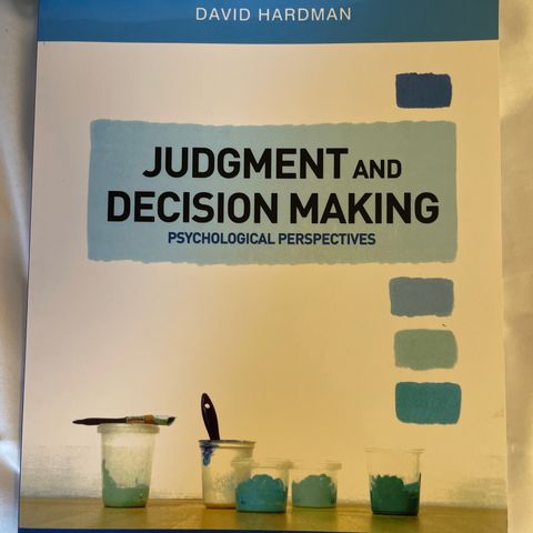 Judgment and decision making