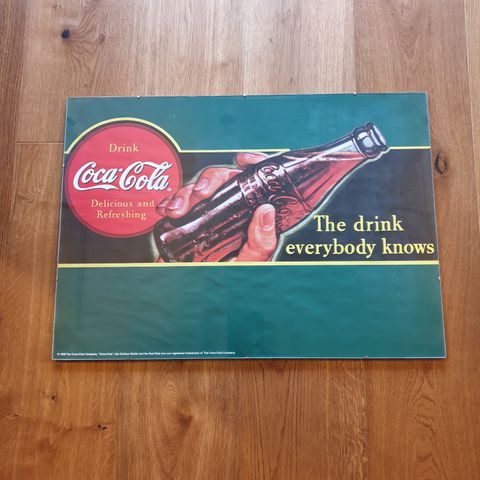 "Retro" Coca-Cola plakat fra 1998