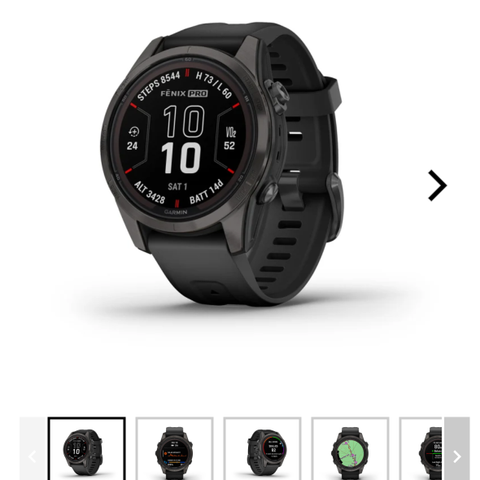 Garmin fēnix® 7S – Sapphire Solar Edition